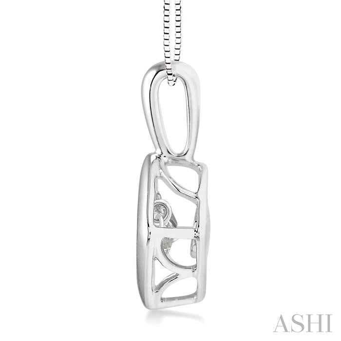 ASHI Cushion Shape Emotion Diamond Pendant 69087PPFHPDWG
