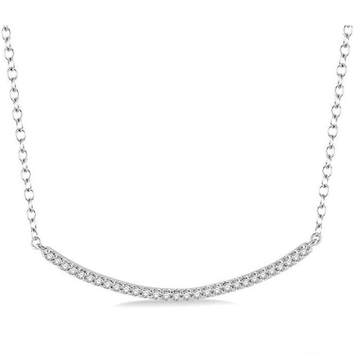 Parkplace Jewelers U Shape Diamond Necklace 677T8PPTSPDWG
