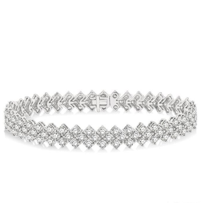 Parkplace Jewelers Chevron Diamond Tennis Bracelet 7034MPPFGWG