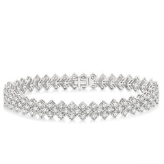 Parkplace Jewelers Chevron Diamond Tennis Bracelet 7034MPPFGWG