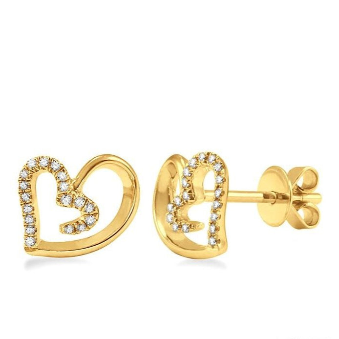 Parkplace Jewelers Heart Shape Diamond Fashion Earrings 93688PPTXERYG