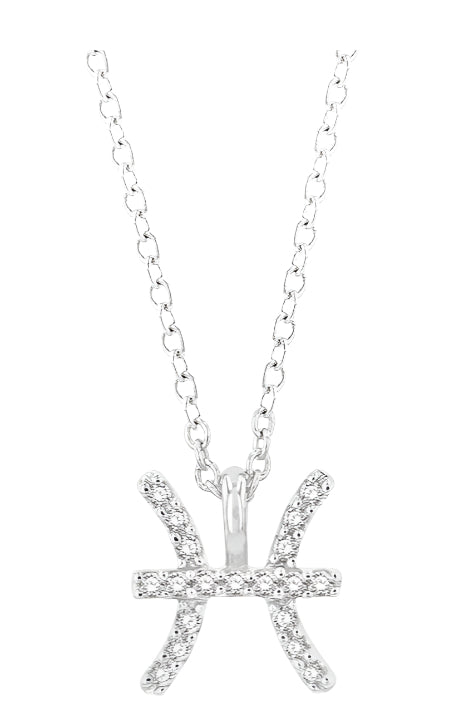 Parkplace Jewelers Pisces Zodiac Diamond Pendant 635Y9PPTSPDWG-PISC
