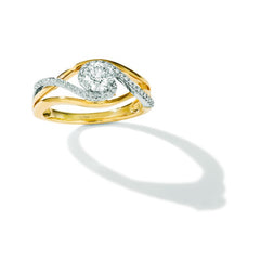 Le Vian 14K Two Tone Gold Ring SVGC 29