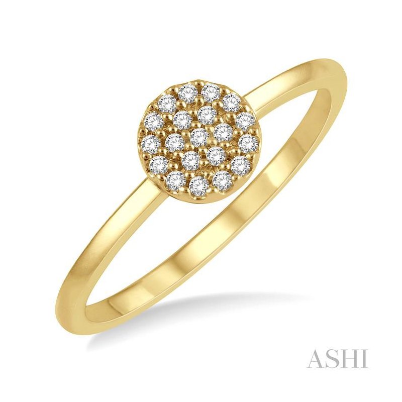 ASHI Stackable Disc Petite Diamond Fashion Ring 386B8PPTSYG