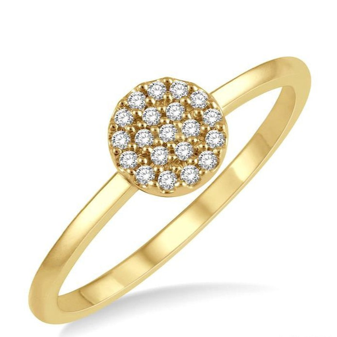 Parkplace Jewelers Stackable Disc Petite Diamond Fashion Ring 386B8PPTSYG