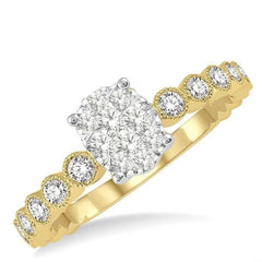 Parkplace Jewelers Oval Shape Lovebright Diamond Ring 148D5PPFHYW