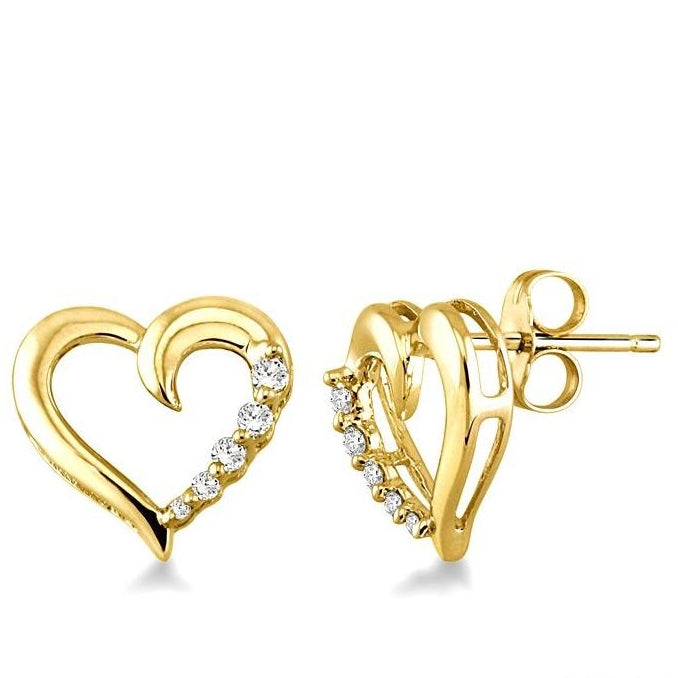 Parkplace Jewelers Heart Shape Journey Diamond Fashion Earrings 93669PPTXERYG