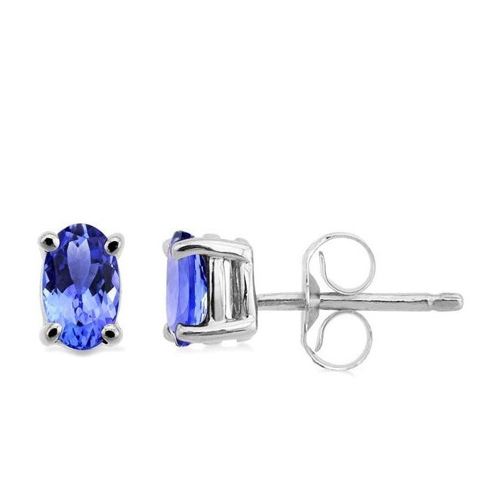 Parkplace Jewelers Oval Shape Gemstone Stud Earrings 57129PPF@ERTZWG