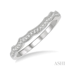 ASHI Diamond Wedding Band 248G9PPFHWG-WB
