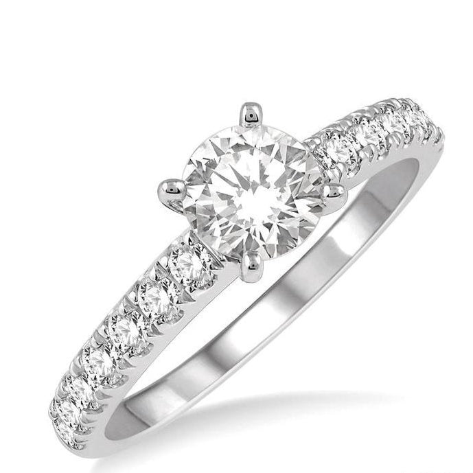 Parkplace Jewelers Round Shape Diamond Engagement Ring 24473PPFHWG-LE