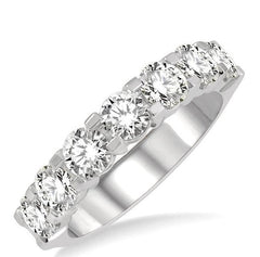 Parkplace Jewelers 7 Stone Diamond Wedding Band 33290PPFGWG-1.50