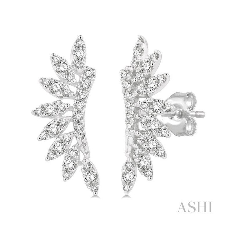 ASHI Petite Diamond Fashion Earrings 646D5PPFSERWG