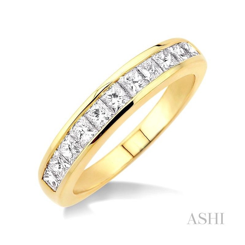 ASHI Channel Set Diamond Wedding Band 35071PPFHYG