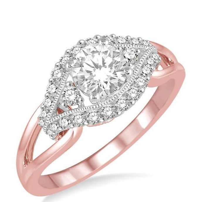 Parkplace Jewelers Round Shape Diamond Engagement Ring 242D2PPFHPW-LE