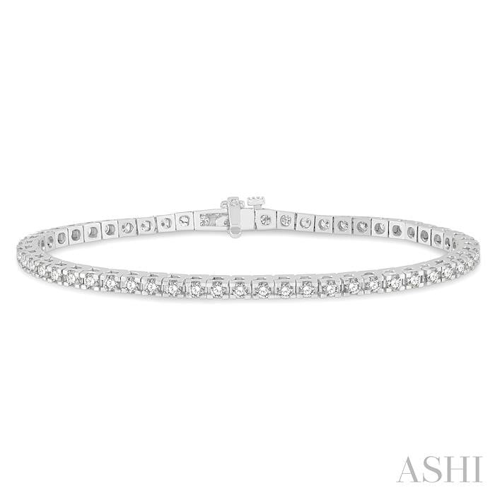 ASHI Diamond Tennis Bracelet 70163PPFHWG