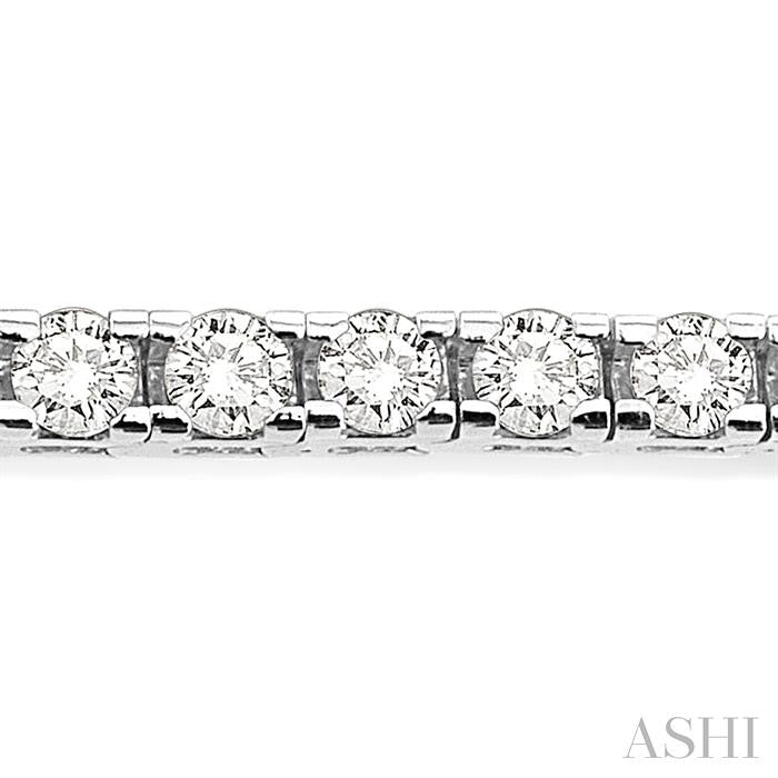 ASHI Diamond Tennis Bracelet 70166PPFHWG