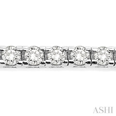 ASHI Diamond Tennis Bracelet 70166PPFHWG