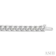 ASHI Diamond Tennis Bracelet 7016MPPFHWG-12.00