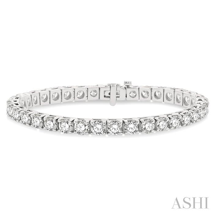 ASHI Diamond Tennis Bracelet 7016MPPFHWG-12.00