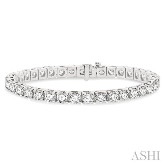 ASHI Diamond Tennis Bracelet 7016MPPFHWG-12.00