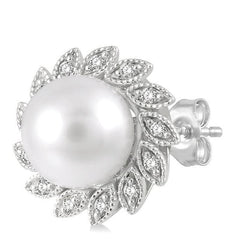 Parkplace Jewelers Pearl & Diamond Fashion Earrings 56188PPTSERWPWG