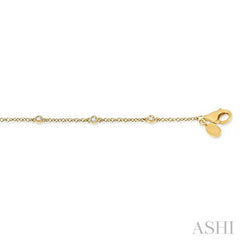 ASHI Diamond Station Chain Bracelet 703C0PPTGYG