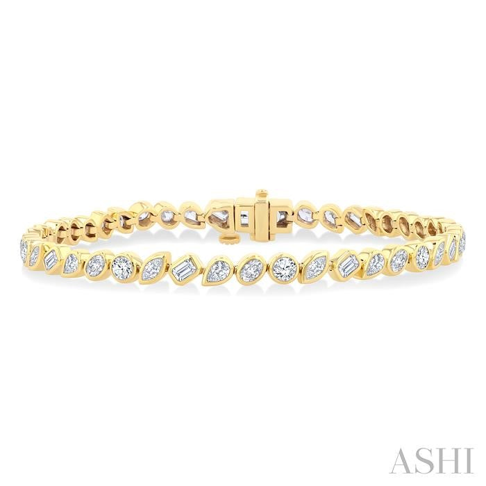 ASHI Mixed Shape Diamond Fashion Bracelet 70574PPFGYG