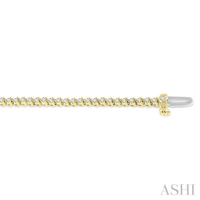 ASHI Diamond Tennis Bracelet 70721PPFGYG