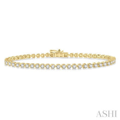 ASHI Diamond Tennis Bracelet 70722PPFGYG