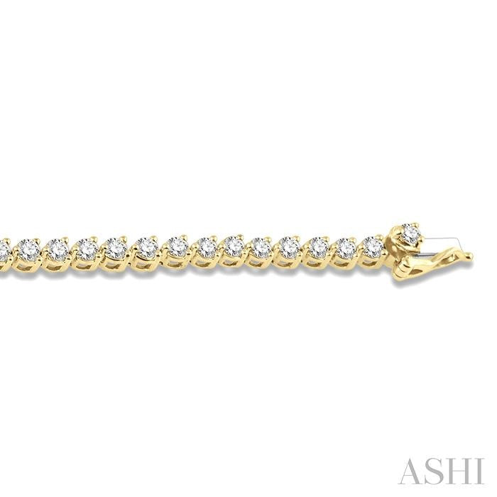 ASHI Diamond Tennis Bracelet 70723PPFGYG