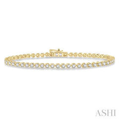 ASHI Diamond Tennis Bracelet 70723PPFGYG