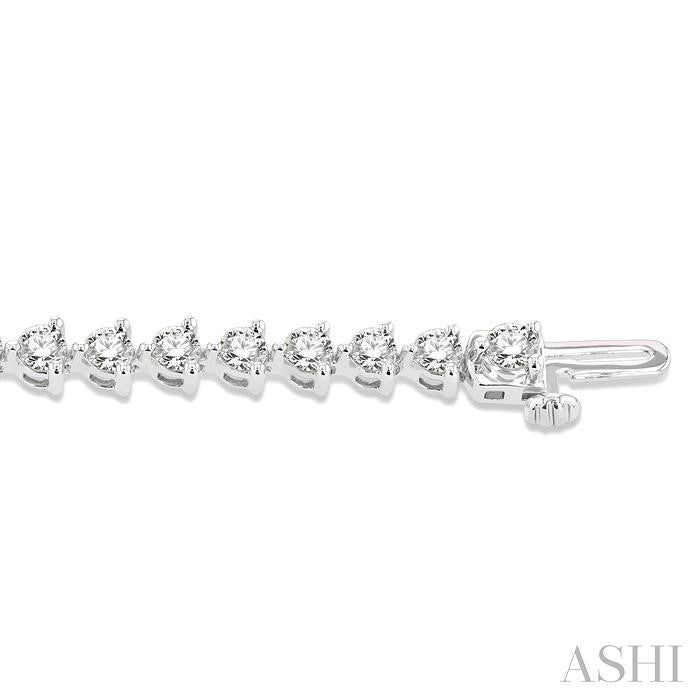 ASHI Diamond Tennis Bracelet 70724PPFHWG