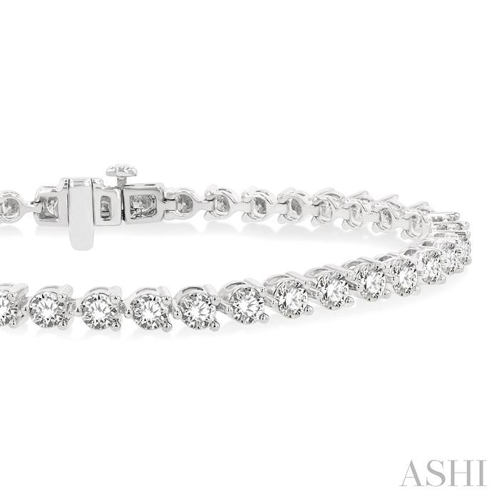 ASHI Diamond Tennis Bracelet 70724PPFHWG