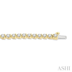 ASHI Diamond Tennis Bracelet 70725PPFGYG