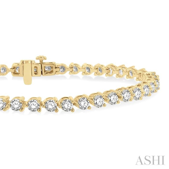 ASHI Diamond Tennis Bracelet 70725PPFGYG