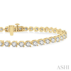 ASHI Diamond Tennis Bracelet 70725PPFGYG