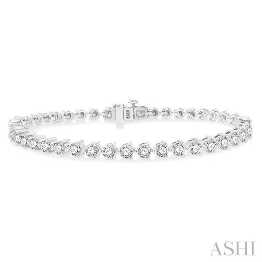 ASHI Diamond Tennis Bracelet 70726PPFHWG