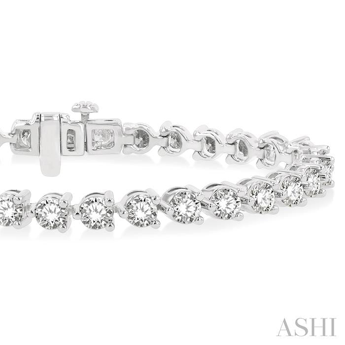 ASHI Diamond Tennis Bracelet 70728PPFHWG