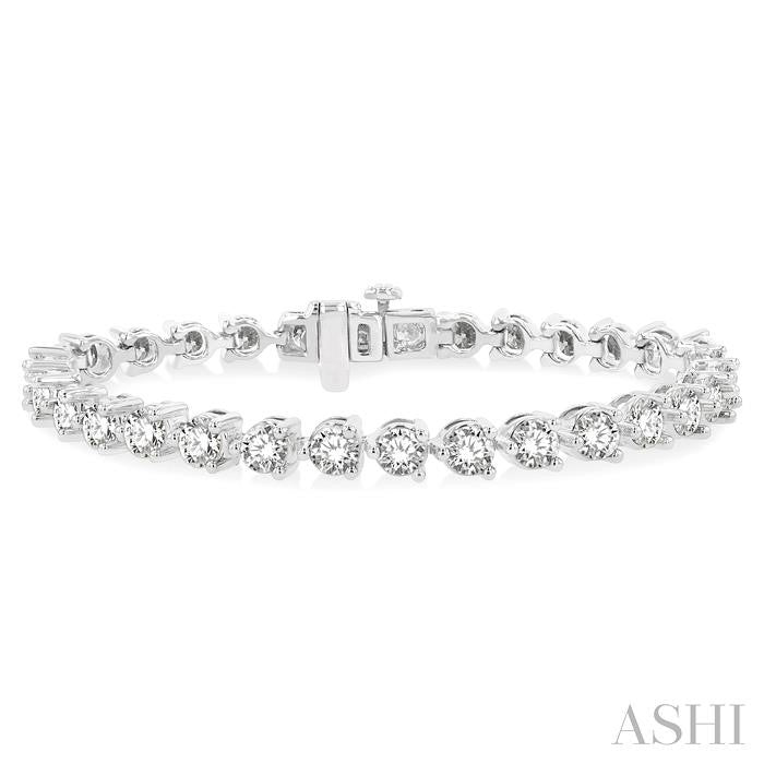 ASHI Diamond Tennis Bracelet 70729PPFHWG