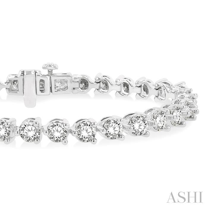 ASHI Diamond Tennis Bracelet 70729PPFHWG