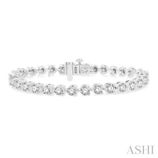 ASHI Diamond Tennis Bracelet 7072MPPFHWG