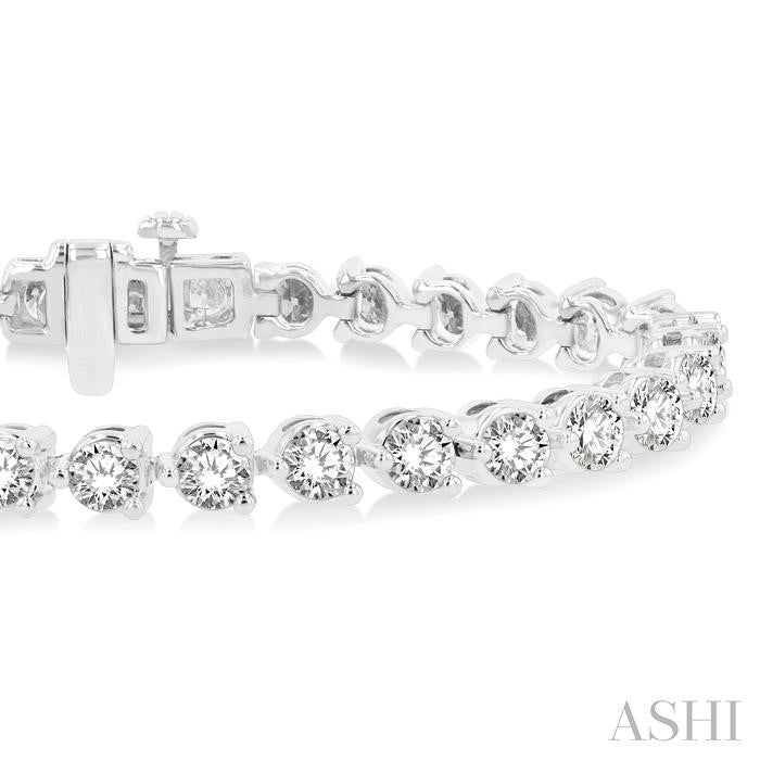 ASHI Diamond Tennis Bracelet 7072MPPFHWG