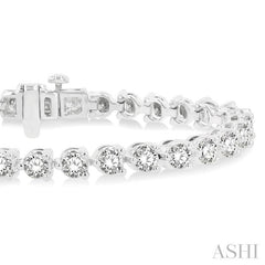 ASHI Diamond Tennis Bracelet 7072MPPFHWG