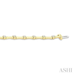 ASHI Diamond Fashion Bamboo Bracelet 70741PPFGYG