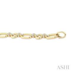 ASHI Bold Link Diamond Fashion Bracelet 70792PPFGYG