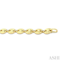 ASHI Bold Mariner Link Diamond Fashion Bracelet 7087HPPFGYG