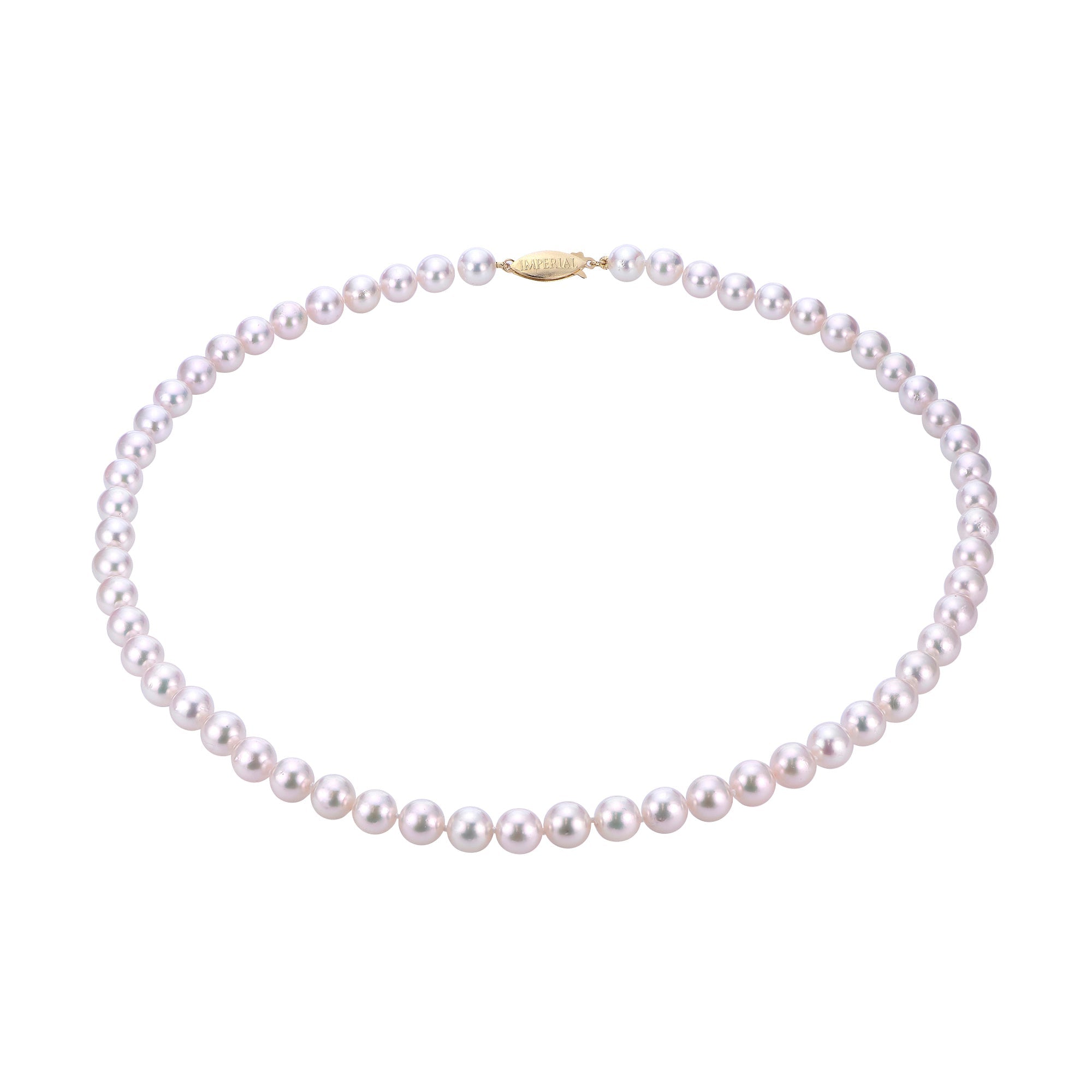 Parkplace Pearls 14KT White Gold Akoya Necklace 65CA/HLWH18