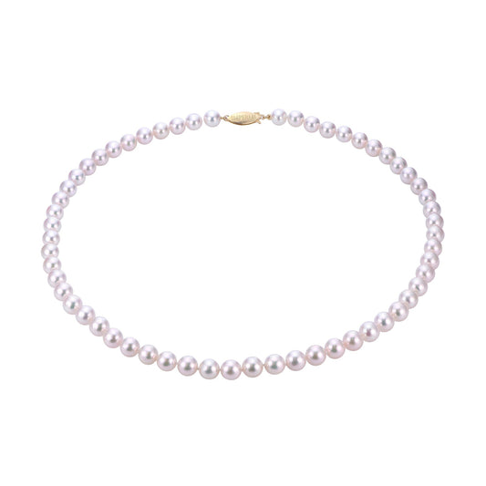 Parkplace Pearls 14KT White Gold Akoya Necklace 65CA/HLWH18