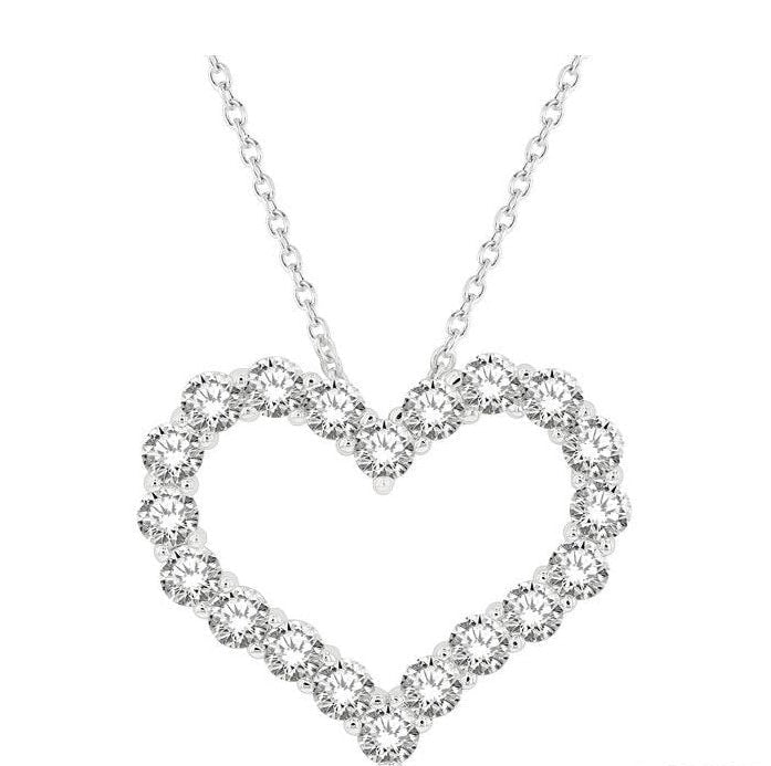 Parkplace Jewelers Heart Shape Diamond Pendant 94050PPFGPDWG-4.00