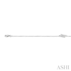 ASHI Lightning Bolt Petite Diamond Fashion Chain Bracelet 710E0PPTSWG